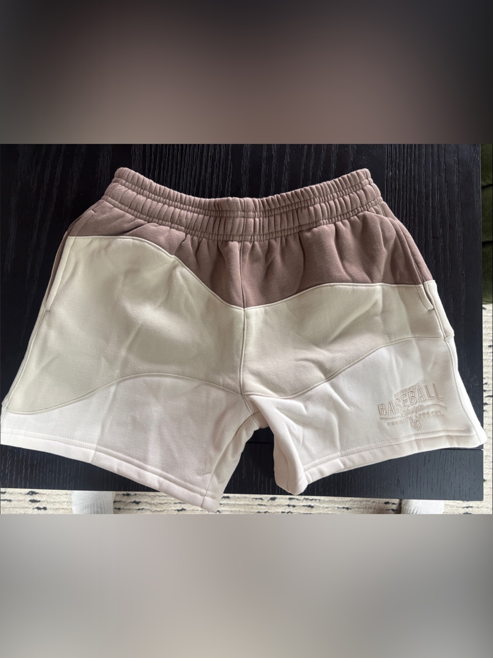 Baseball Lifestyle 101 BSBL wave youth sweatshorts- neutral